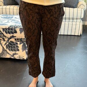 CAbi Snake Skin Cropped Leggings S